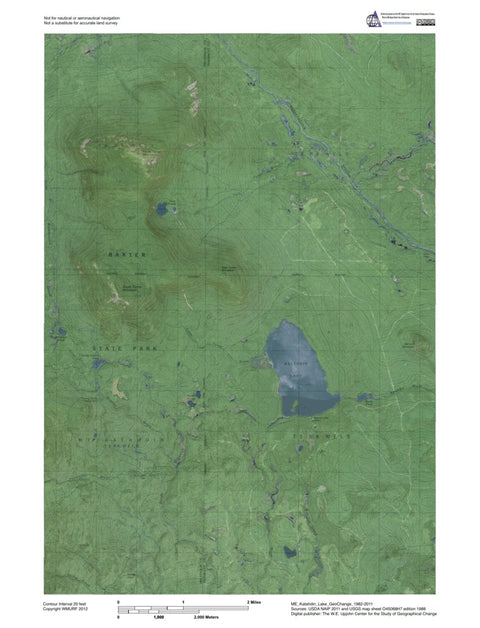 ME-Katahdin Lake: GeoChange 1982-2011 Preview 1