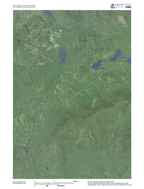 ME-Hay Mountain: GeoChange 1982-83-2009 Preview 1