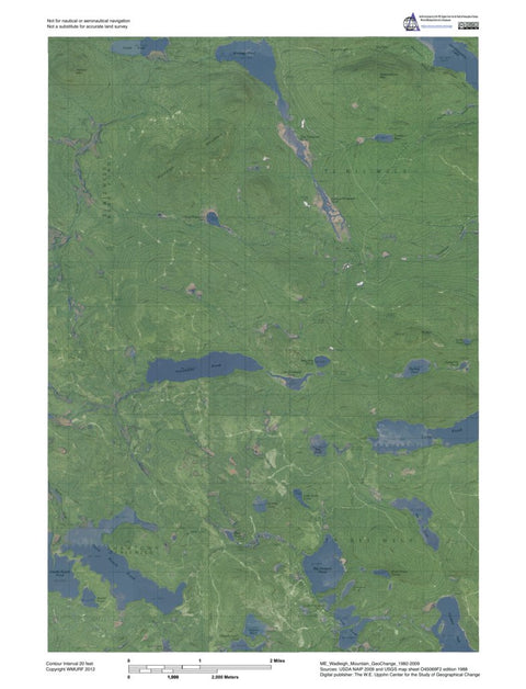 ME-Wadleigh Mountain: GeoChange 1982-2009 Preview 1