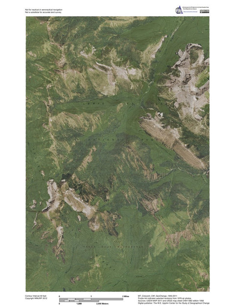 MT-Crescent Cliff: GeoChange 1955-2011 Preview 1