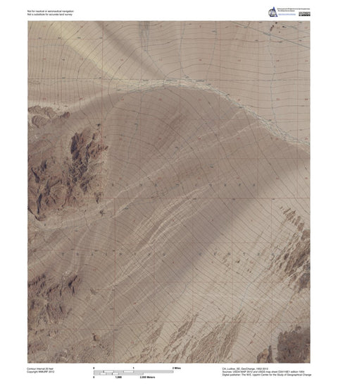 CA-Ludlow SE: GeoChange 1952-2012 Preview 1