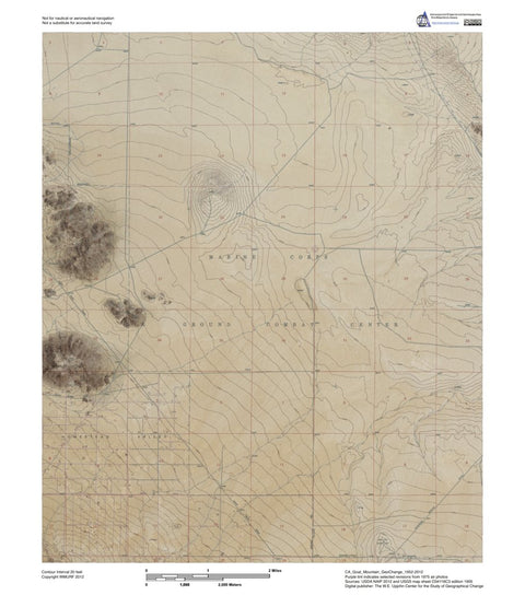 CA-Goat Mountain: GeoChange 1952-2012 Preview 1