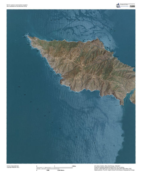 CA-Santa Catalina West: GeoChange 1943-2012 Preview 1