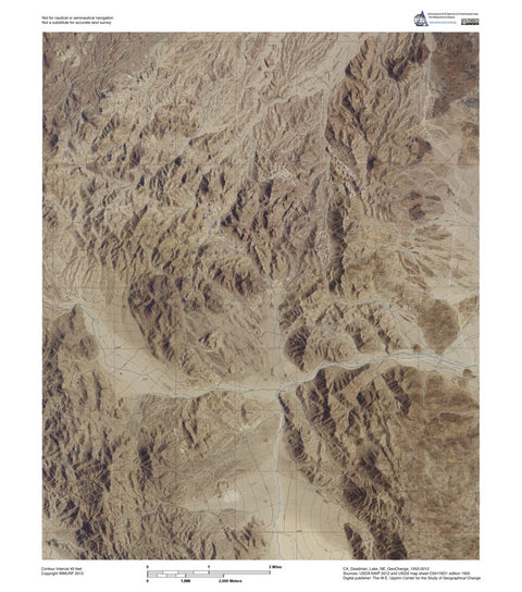 CA-Deadman Lake NE: GeoChange 1952-2012 Preview 1