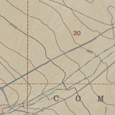 CA-Deadman Lake SW: GeoChange 1952-2012 Preview 2