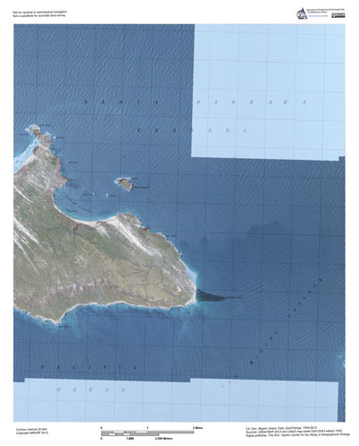 CA-San Miguel Island East: GeoChange 1943-2012 Preview 1
