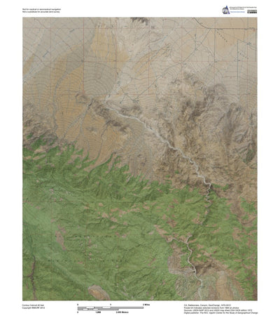 CA-Rattlesnake Canyon: GeoChange 1970-2012 Preview 1