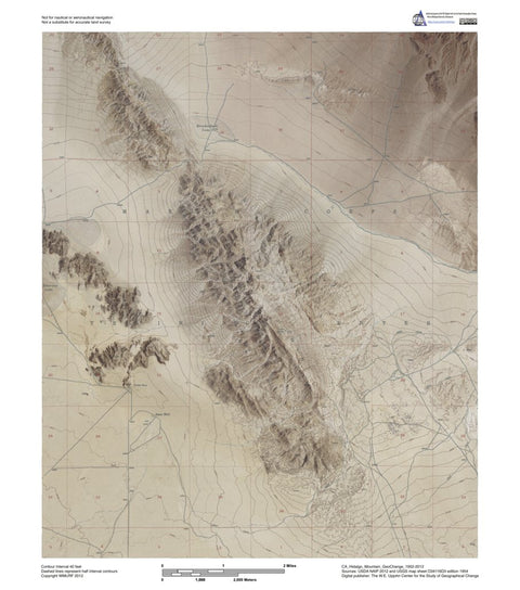 CA-Hidalgo Mountain: GeoChange 1952-2012 Preview 1