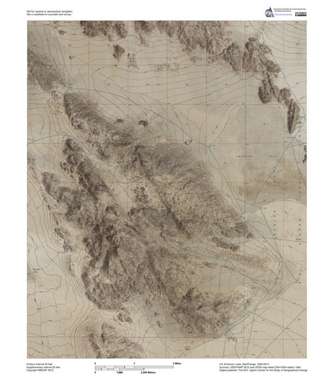 CA-Emerson Lake: GeoChange 1952-2012 Preview 1