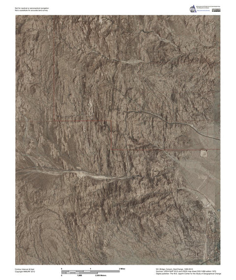 NV-Bridge Canyon: GeoChange 1969-2010 Preview 1