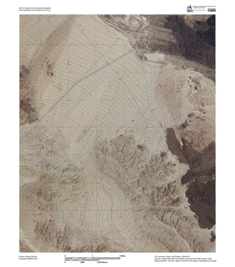 CA-Sunshine Peak: GeoChange 1952-2012 Preview 1