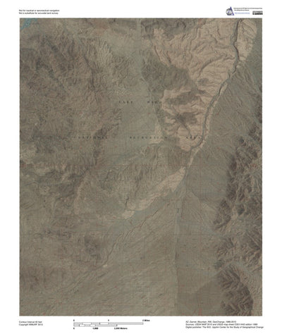 AZ-Garnet Mountain NW: GeoChange 1986-2010 Preview 1