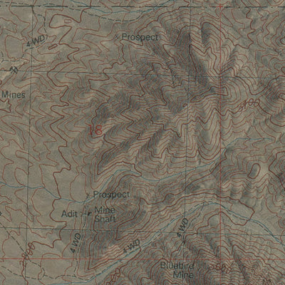 AZ-Garnet Mountain NW: GeoChange 1986-2010 Preview 3