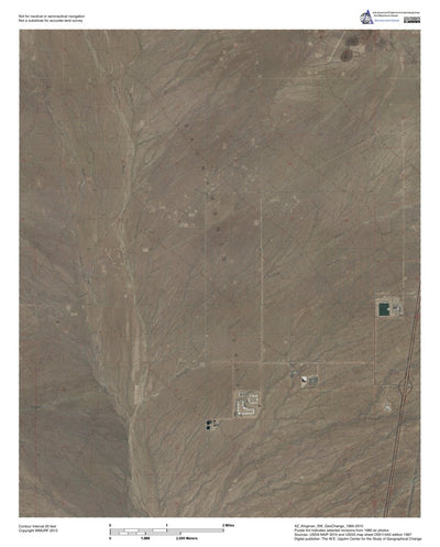 AZ-Kingman SW: GeoChange 1965-2010 Preview 1