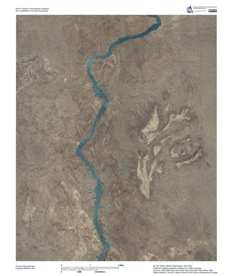 AZ-NV-Willow Beach: GeoChange 1954-2010 Preview 1