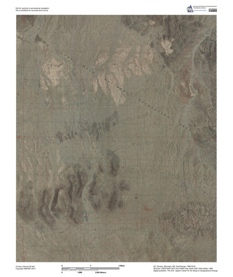 AZ-Senator Mountain NE: GeoChange 1986-2010 Preview 1