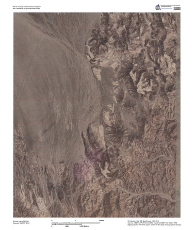 NV-Boulder City SE: GeoChange 1957-2010 Preview 1