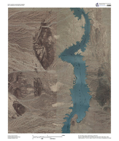 NV-AZ-Mount Davis: GeoChange 1954-2010 Preview 1