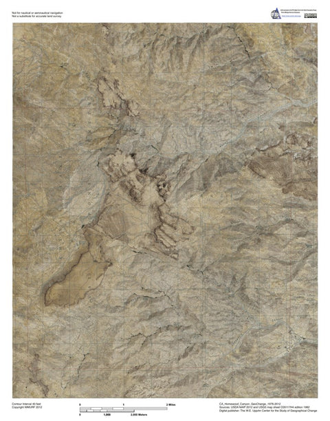 CA-Homewood Canyon: GeoChange 1976-2012 Preview 1