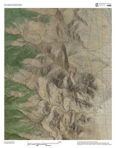 CA-Ninemile Canyon: GeoChange 1976-2012 Preview 1