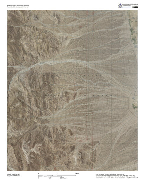 CA-Hanaupah Canyon: GeoChange 1982-83-2012 Preview 1