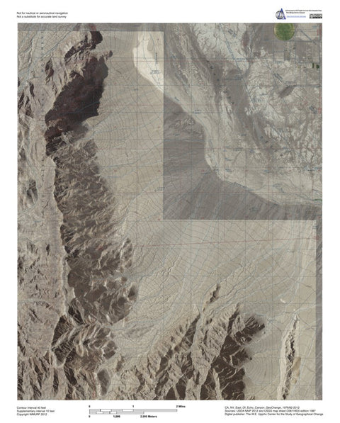 CA-NV-East Of Echo Canyon: GeoChange 1976-82-2012 Preview 1