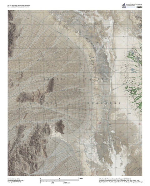CA-West Of Furnace Creek: GeoChange 1976-82-2012 Preview 1