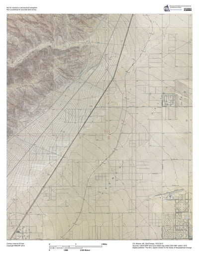 CA-Mojave NE: GeoChange 1972-2012 Preview 1