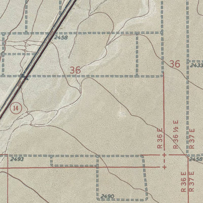 CA-Mojave NE: GeoChange 1972-2012 Preview 2