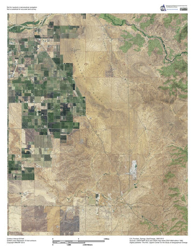 CA-Fountain Springs: GeoChange 1963-2012 Preview 1