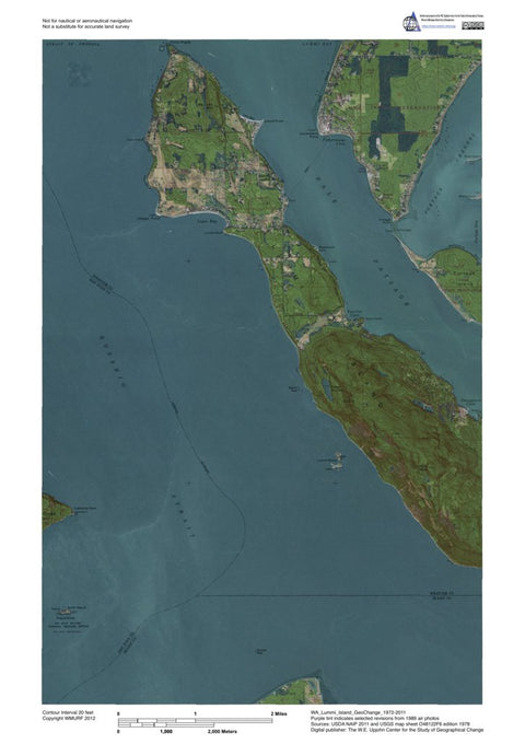 WA-Lummi Island: GeoChange 1972-2011 Preview 1