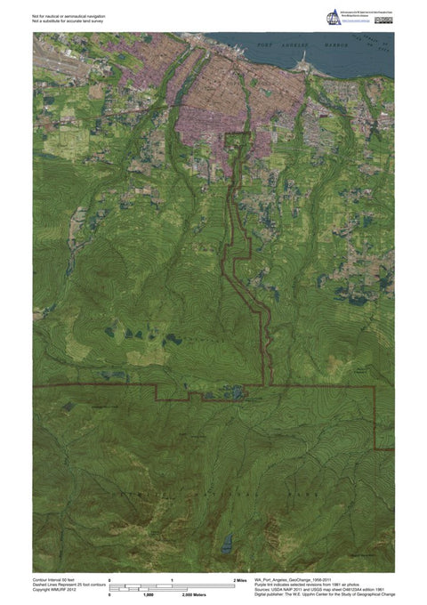 WA-Port Angeles: GeoChange 1956-2011 Preview 1