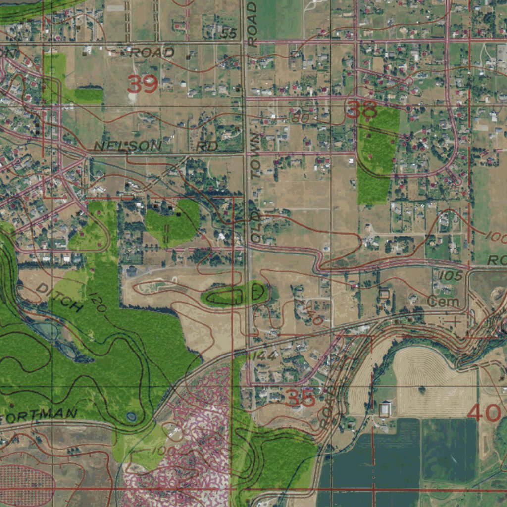 WA-Dungeness: GeoChange 1954-2011 Map by Western Michigan University ...