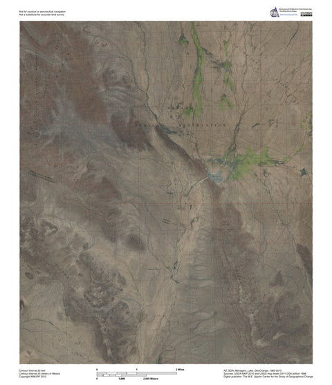 AZ-SON-Menagers Lake: GeoChange 1982-2010 Preview 1