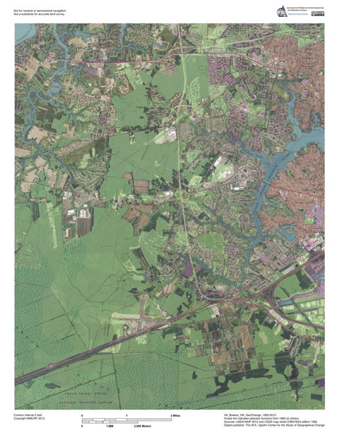 VA-Bowers Hill: GeoChange 1963-2012 Preview 1