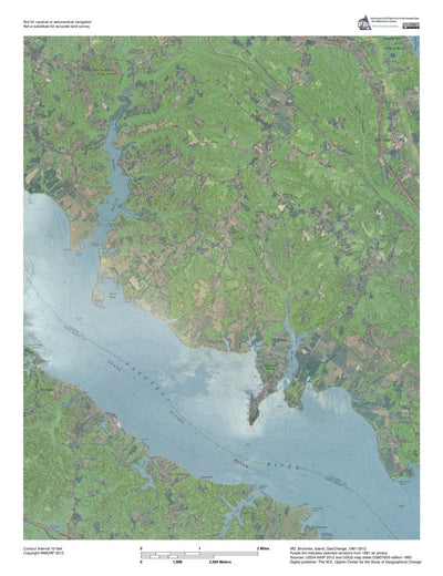 MD-Broomes Island: GeoChange 1961-2012 Preview 1