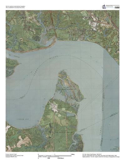 VA-Hog Island: GeoChange 1963-2012 Preview 1