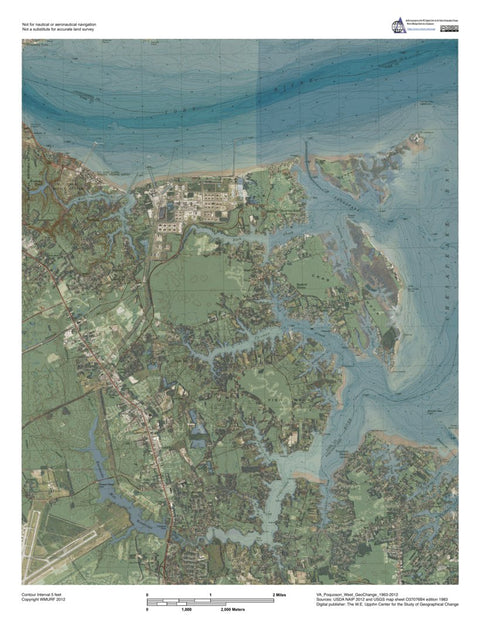 VA-Poquoson west: GeoChange 1963-2012 Preview 1