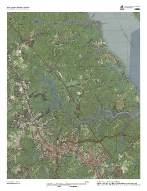 VA-Williamsburg: GeoChange 1978-2012 Preview 1