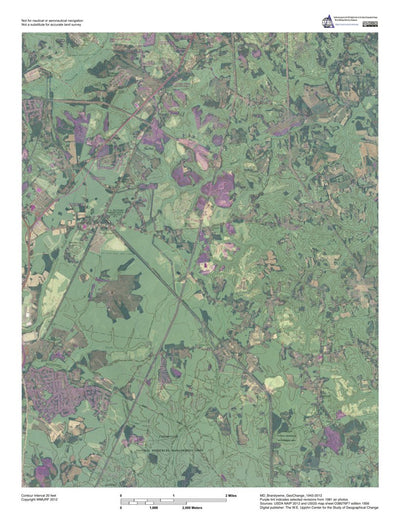 MD-Brandywine: GeoChange 1943-2012 Preview 1