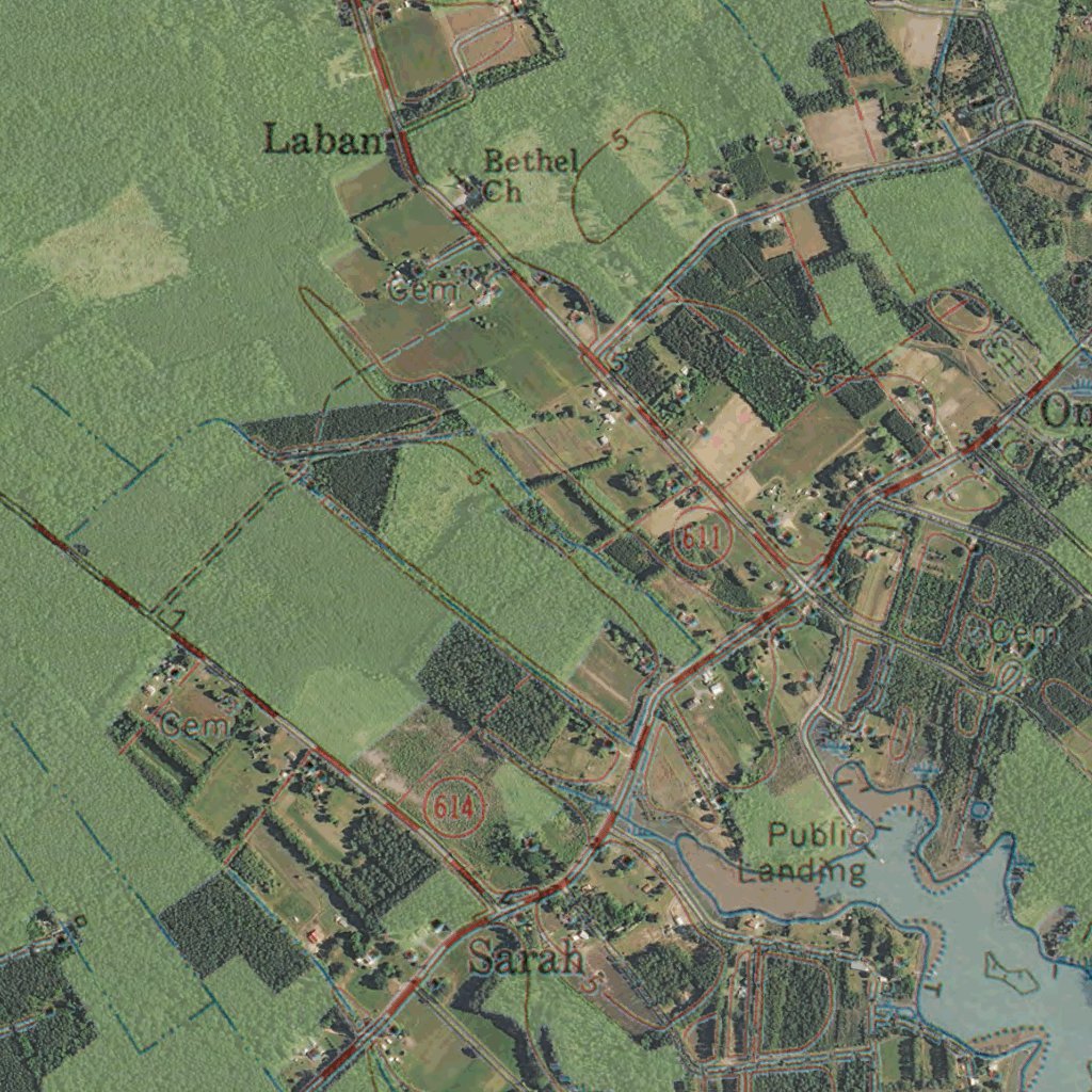 Mathews Rd. Map VA-Mathews: GeoChange 1963-2012 Map by Western Michigan University ...