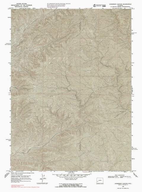 WY-ANDERSON CANYON: GeoChange 1967-2012 Preview 1