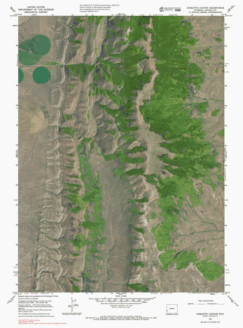 WY-SUBLETTE CANYON: GeoChange 1966-2012 Preview 1