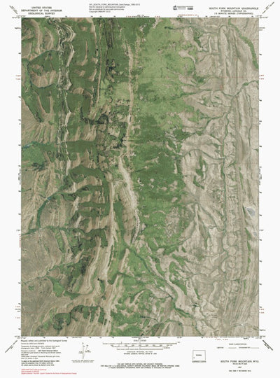 WY-SOUTH FORK MOUNTAIN: GeoChange 1966-2012 Preview 1