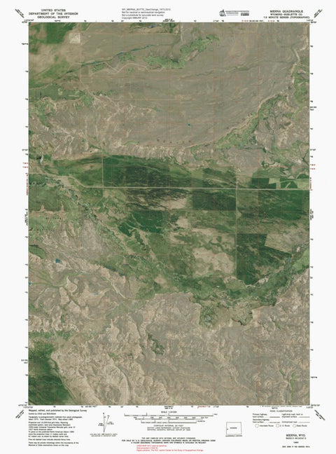 WY-MERNA BUTTE: GeoChange 1973-2012 Preview 1