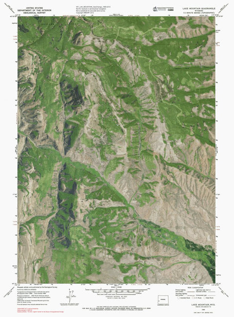 WY-LAK MOUNTAIN: GeoChange 1968-2012 Preview 1