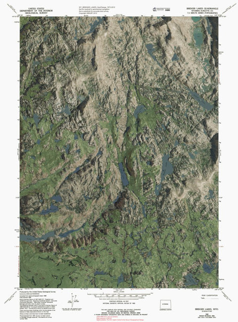 WY-BRIDGER LAKES: GeoChange 1973-2012 Preview 1