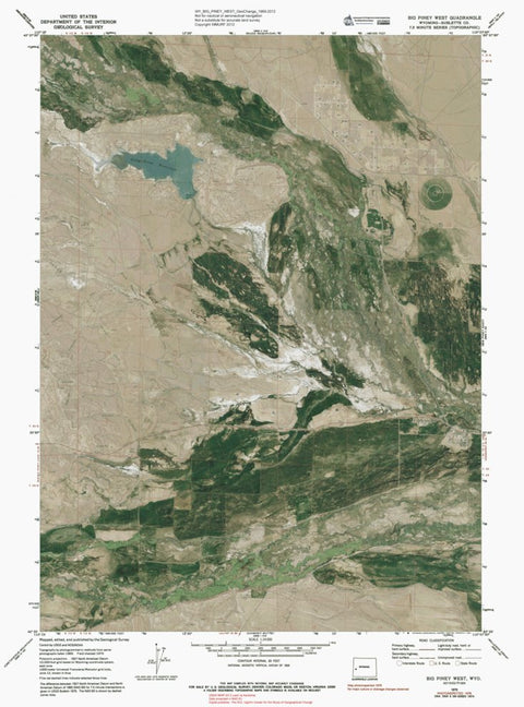 WY-BIG PINEY WEST: GeoChange 1969-2012 Preview 1