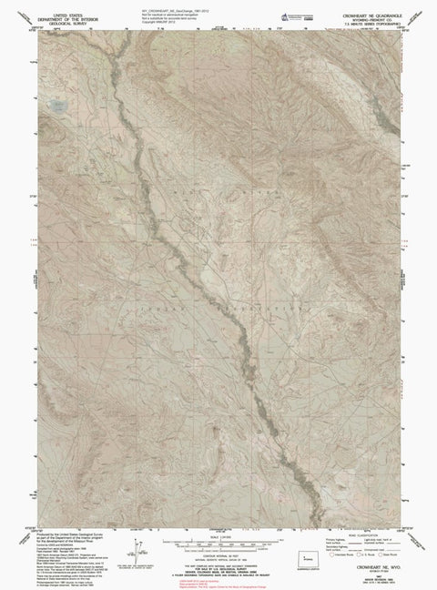 WY-CROWHEART NE: GeoChange 1981-2012 Preview 1