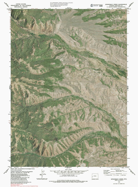 WY-SPRINGMAN CREEK: GeoChange 1973-2012 Preview 1
